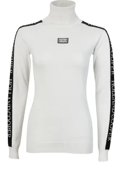 Holland Cooper Thermal Ski Knit White Sale