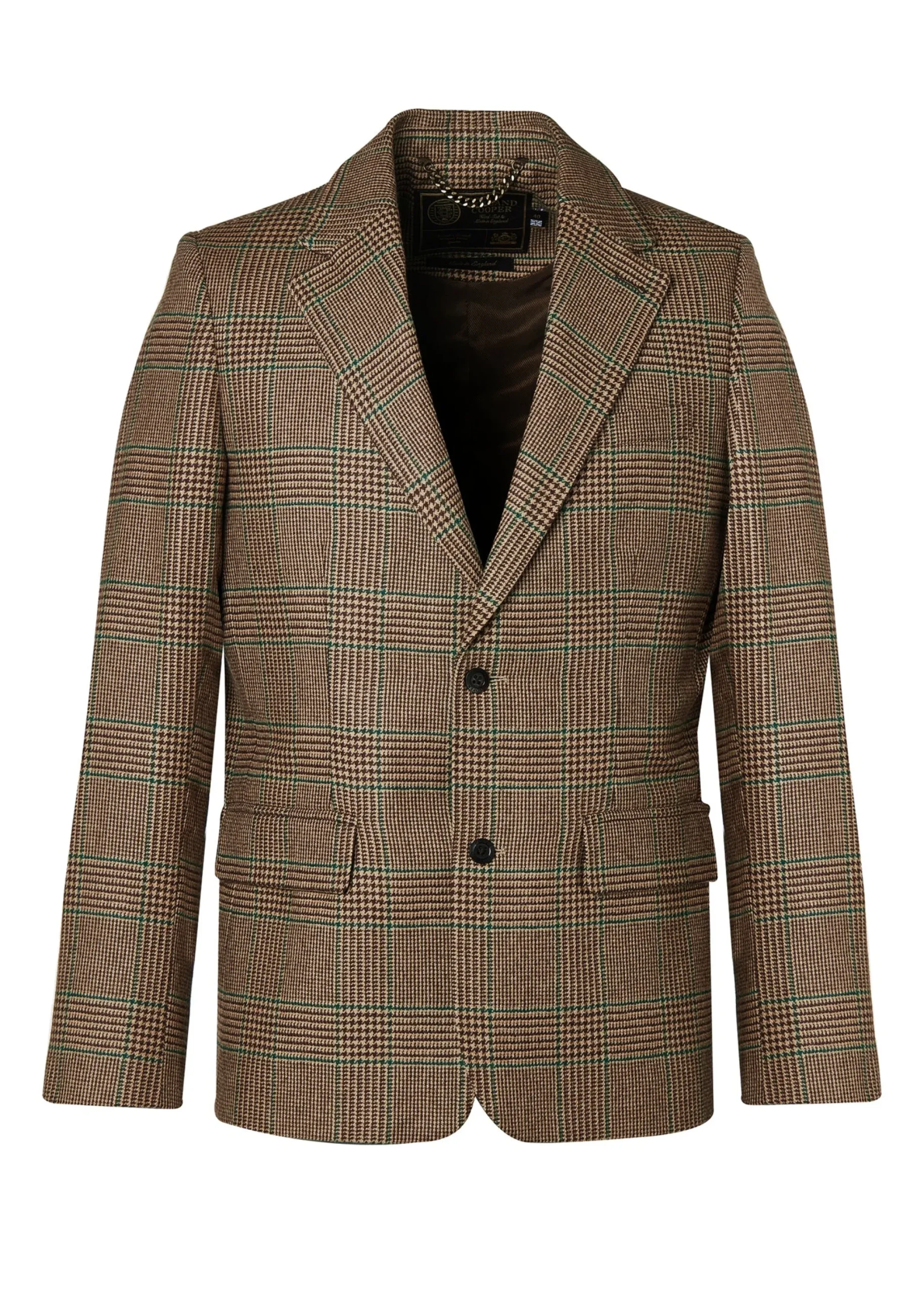 Holland Cooper The Single Breasted Blazer Clarence Check Forest Sale