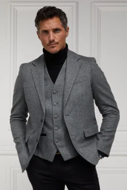 Holland Cooper The Single Breasted Blazer Mono Herringbone Outlet