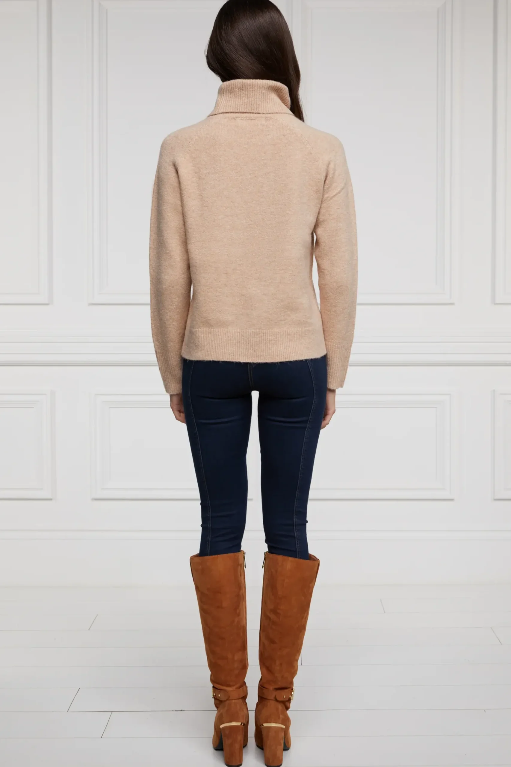 Holland Cooper Tori Knit Light Camel Sale