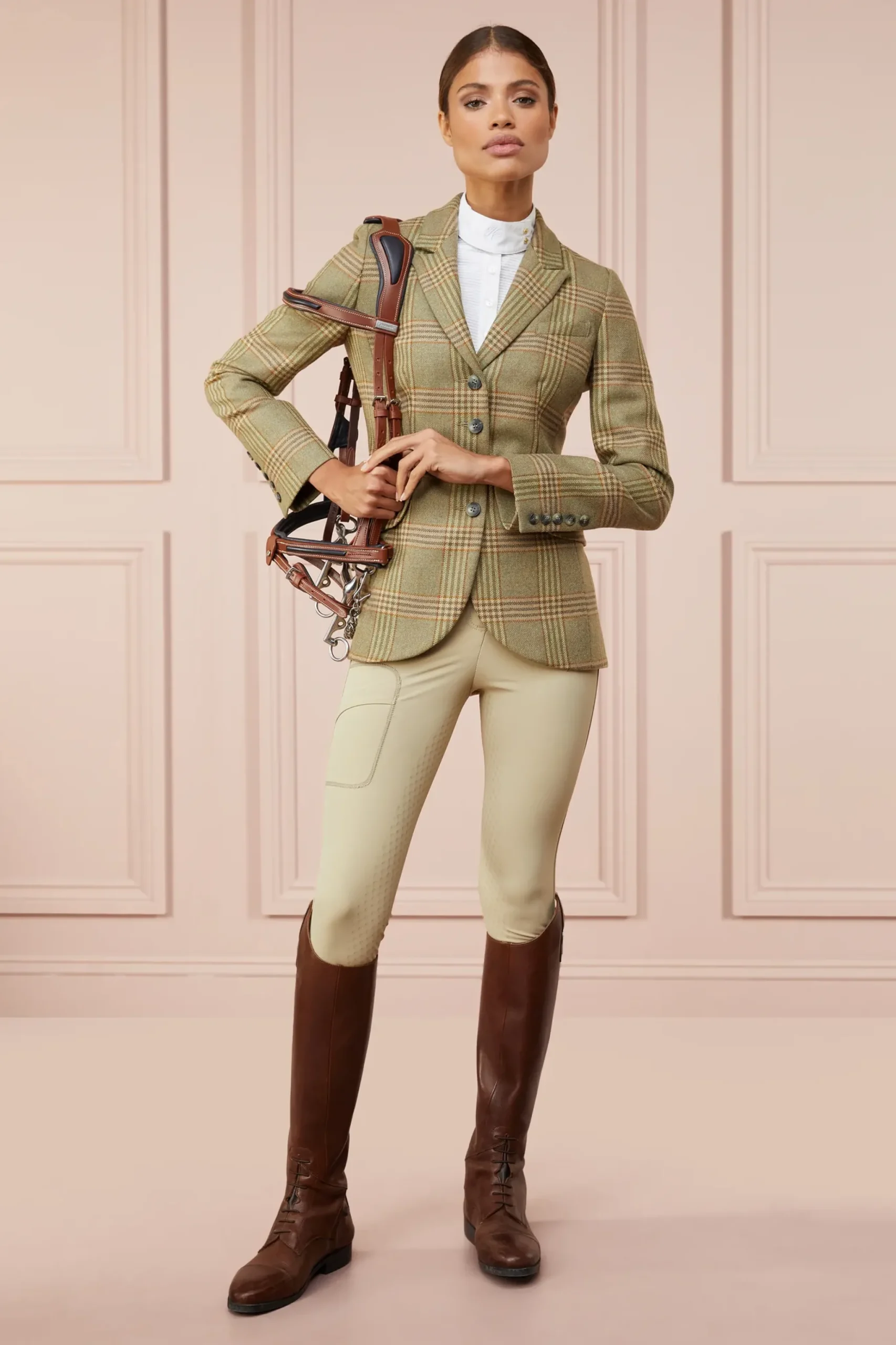 Holland Cooper Tweed Riding Jacket Leveret
