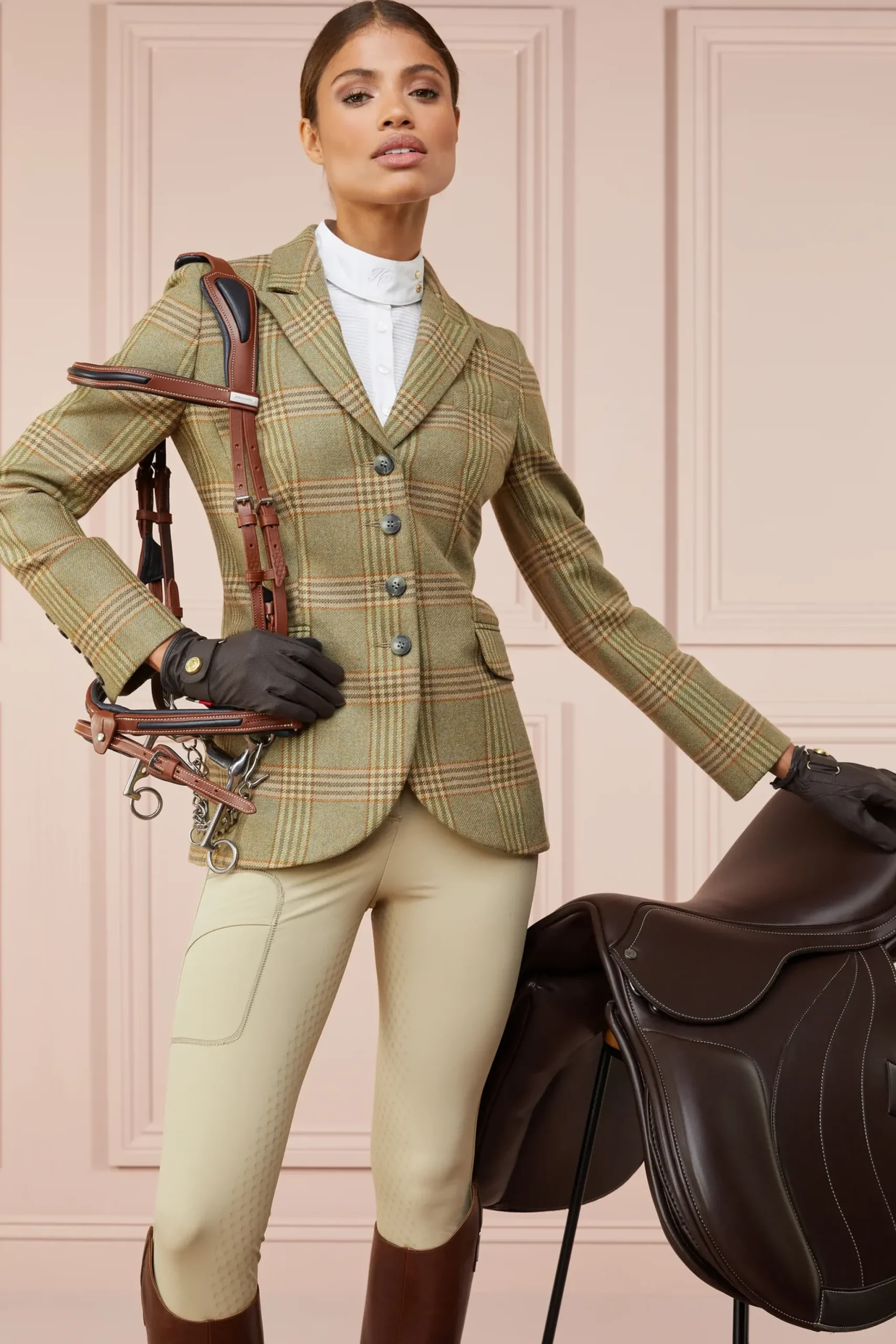 Holland Cooper Tweed Riding Jacket Leveret