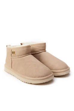 Holland Cooper Ultra Mini Shearling Boot Oyster Sale