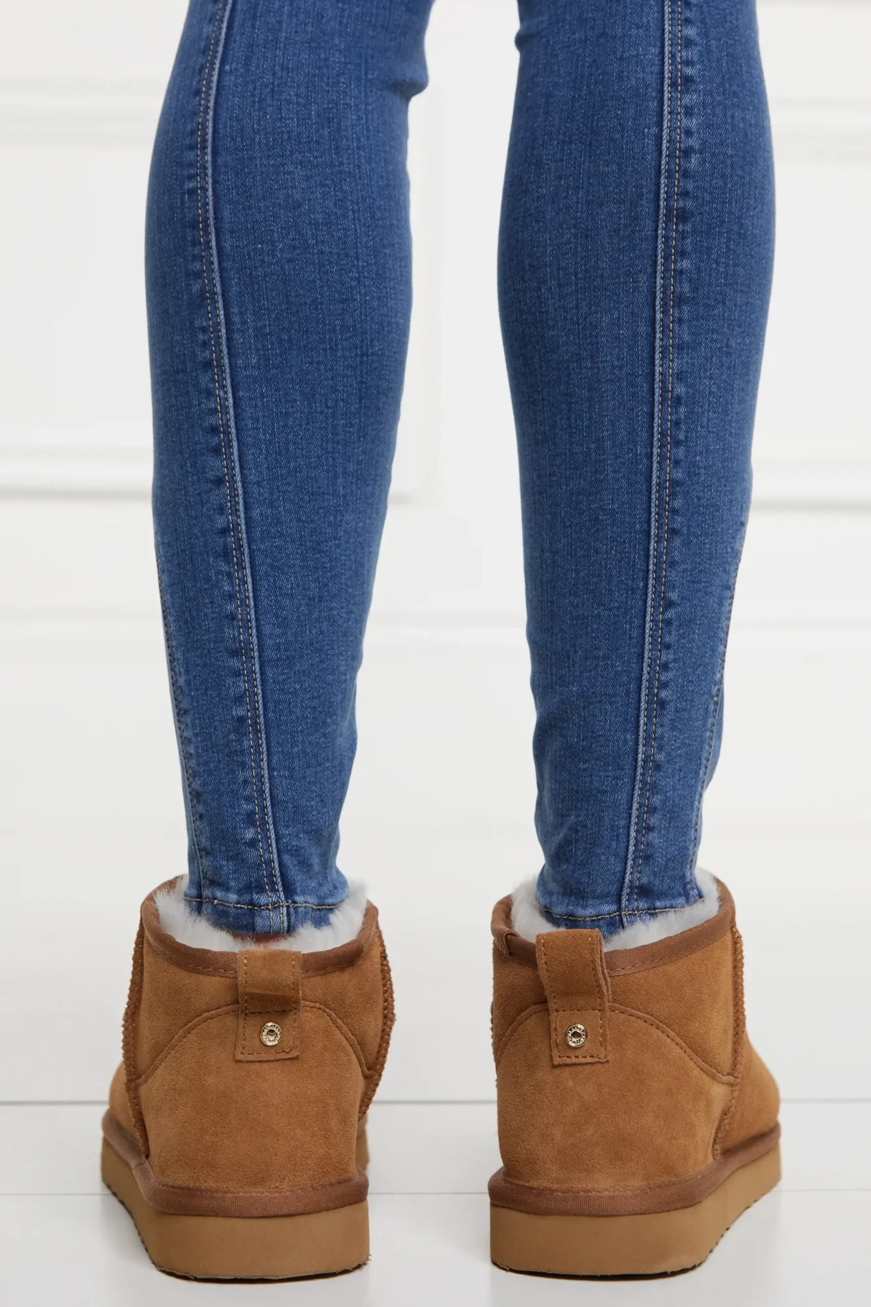 Holland Cooper Ultra Mini Shearling Boot Tan Discount