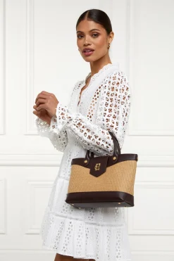 Holland Cooper Valencia Mini Tote Chocolate Outlet
