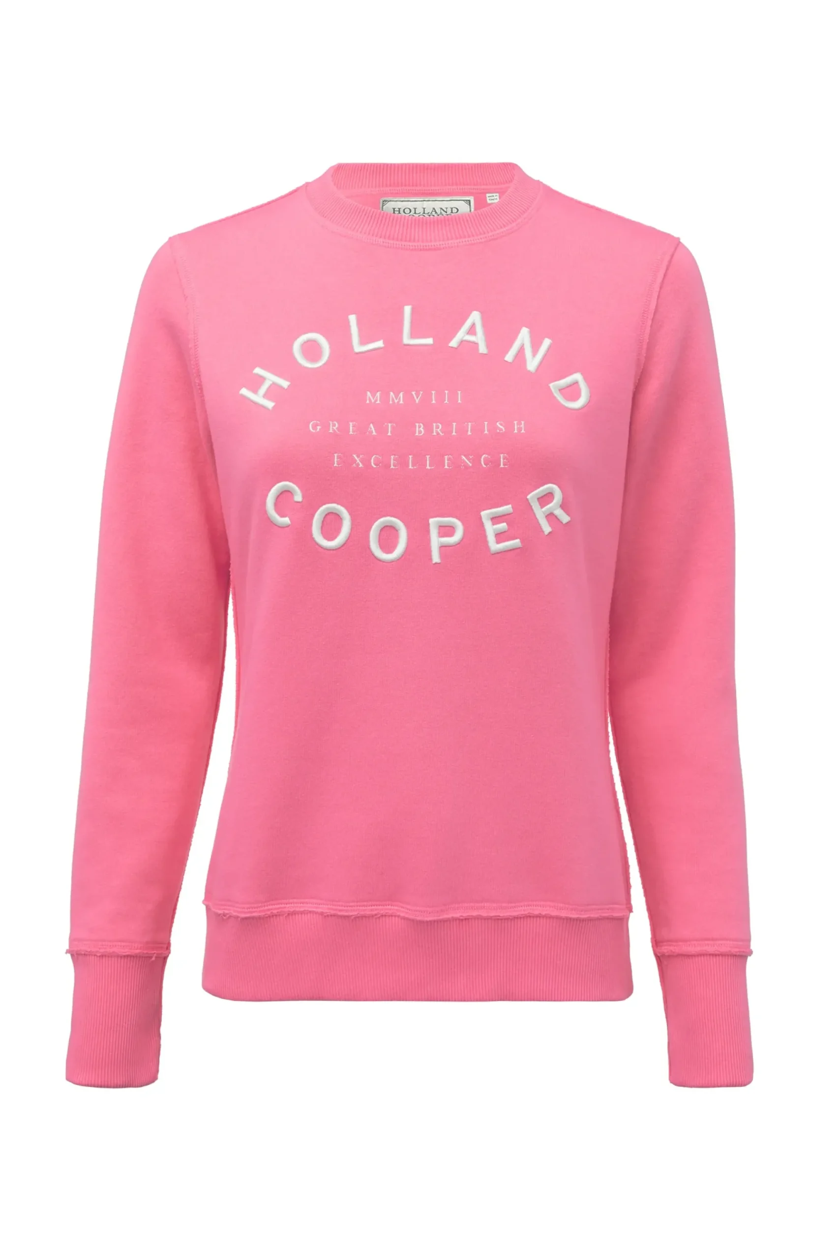 Holland Cooper Varsity Crew Peony Pink Online