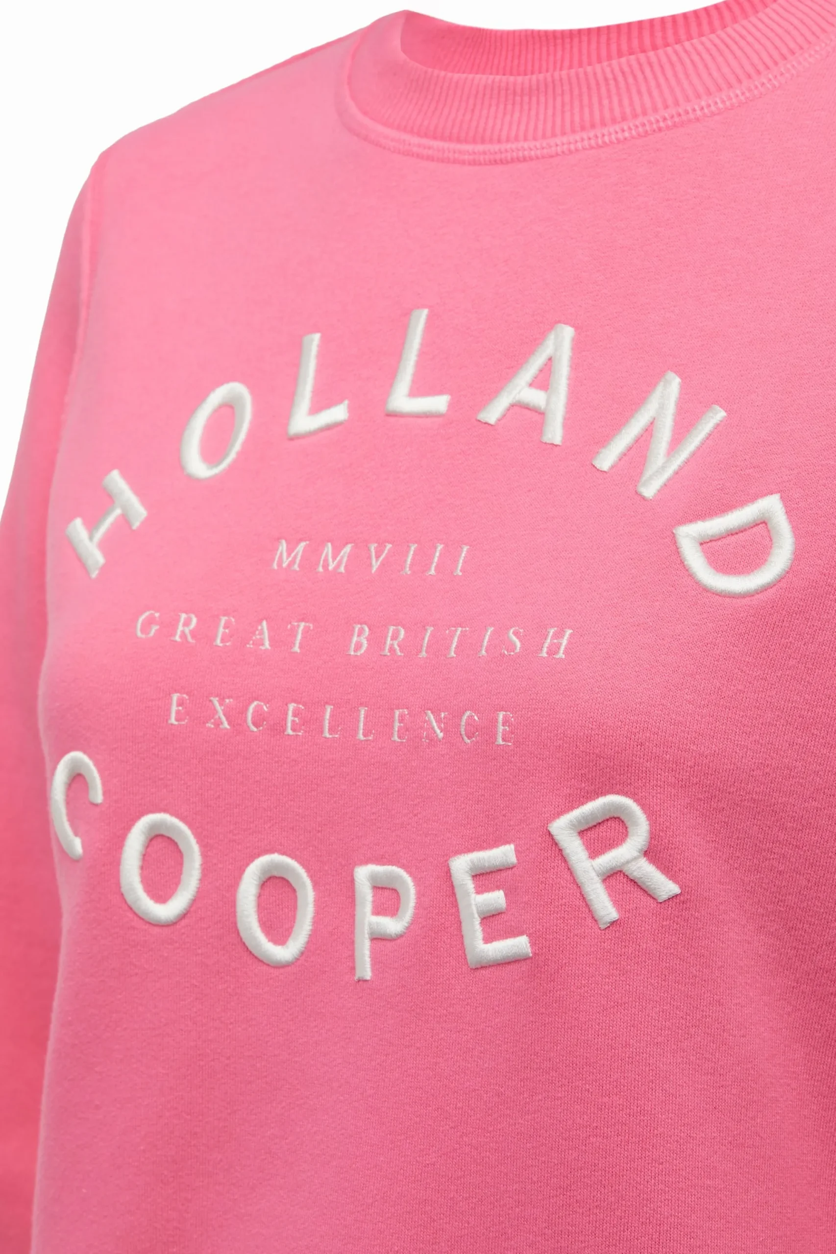 Holland Cooper Varsity Crew Peony Pink Online
