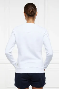 Holland Cooper Varsity Crew White Sale