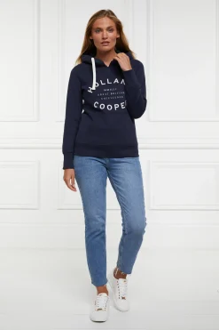Holland Cooper Varsity Hoodie Ink Navy Online