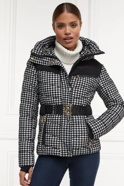 Holland Cooper Vermont Puffer Jacket Houndstooth Online