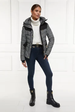 Holland Cooper Vermont Puffer Jacket Houndstooth Online