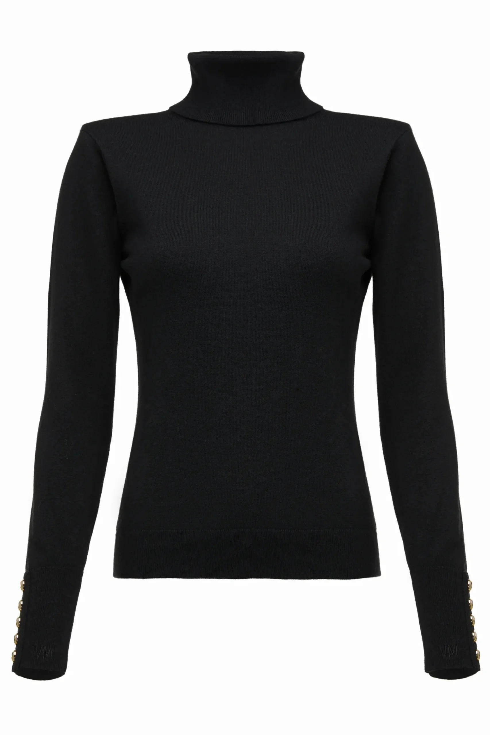 Holland Cooper Victoria Cashmere Roll Neck Black Best