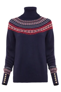 Holland Cooper Whistler Roll Neck Knit Outlet