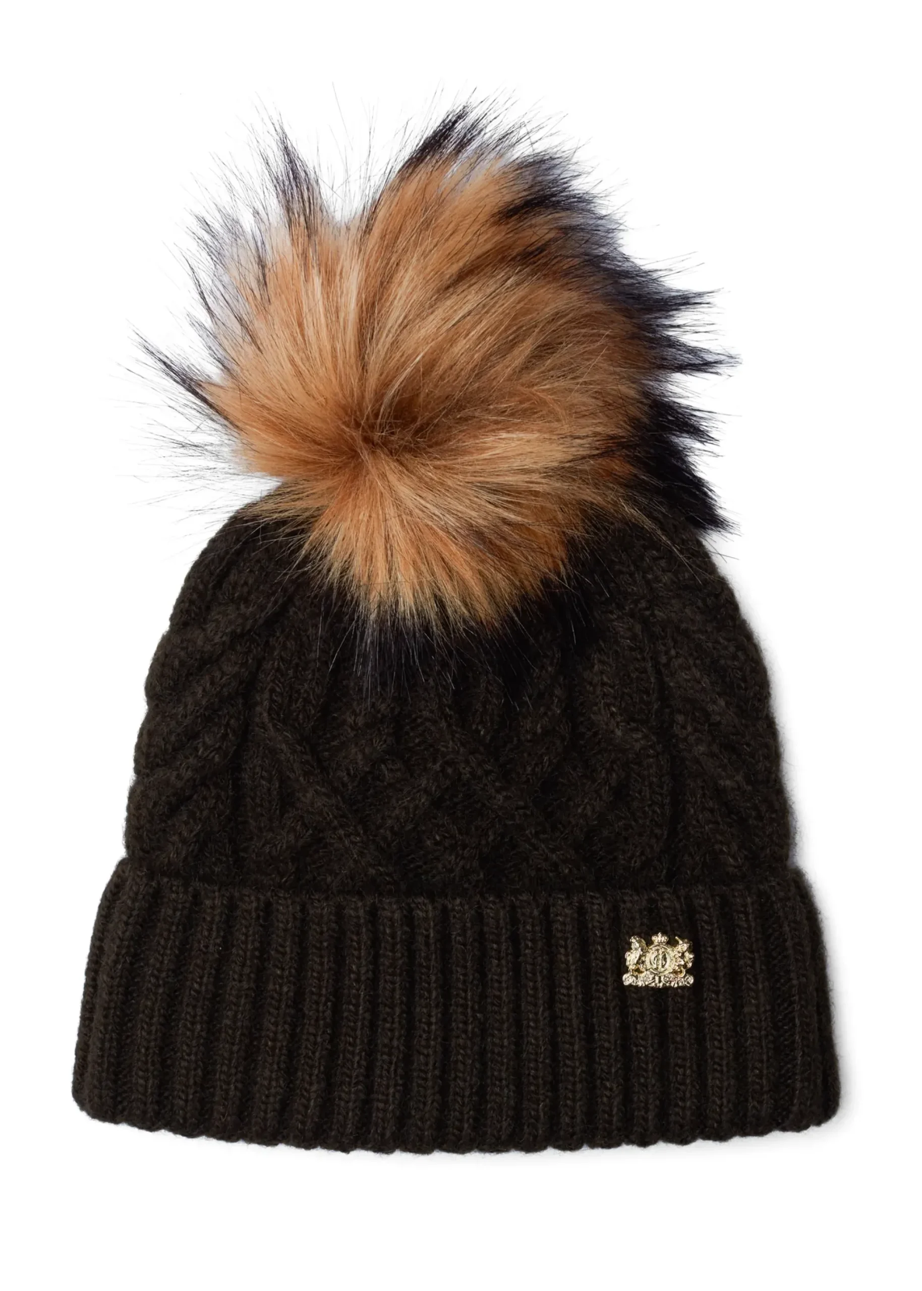 Holland Cooper Windsor Bobble Hat Fern Green New