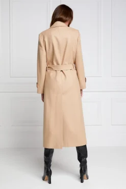 Holland Cooper Wrap Coat Camel Online