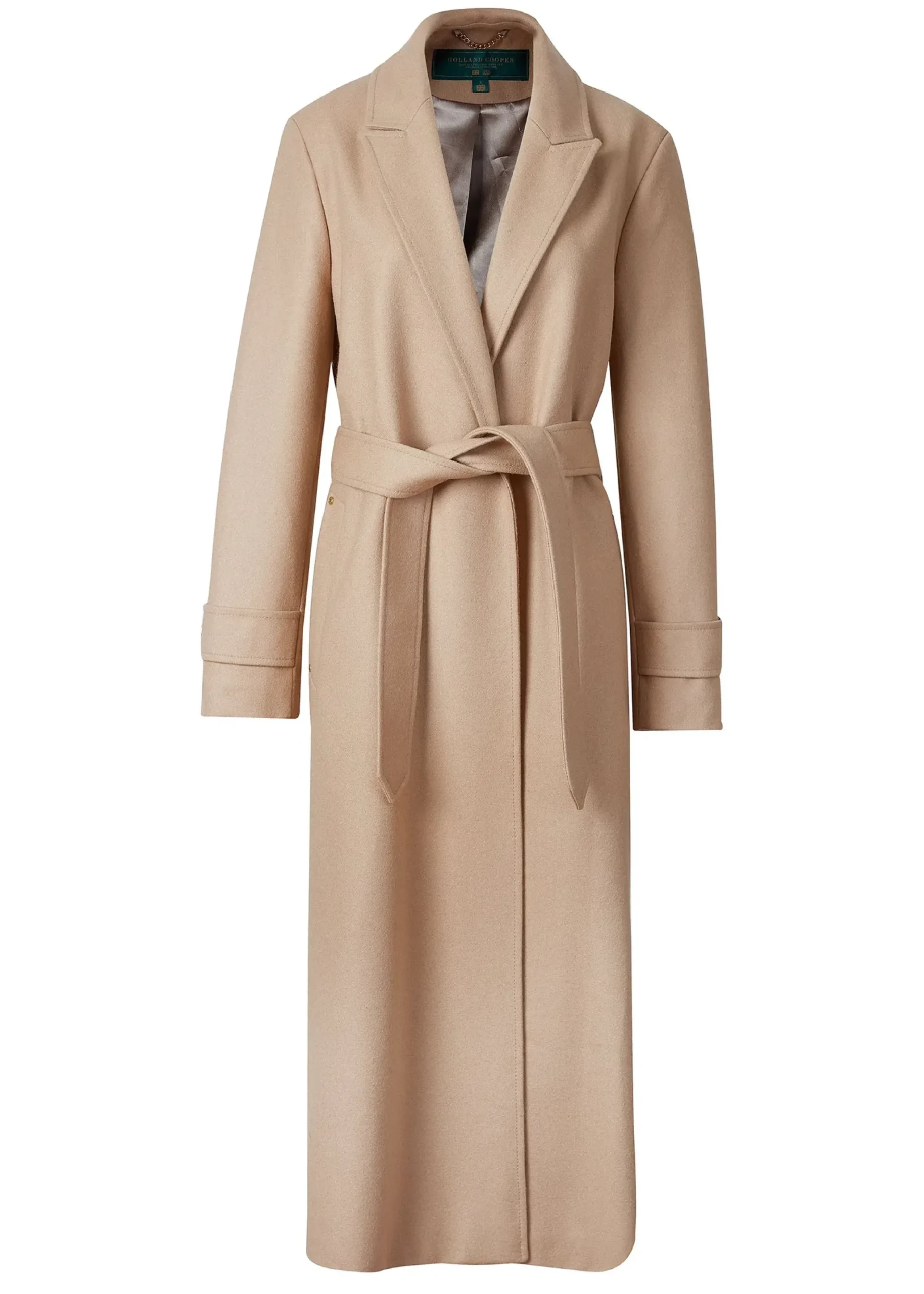 Holland Cooper Wrap Coat Camel Online