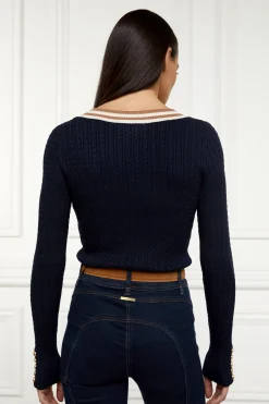 Holland Cooper Zoe Knit Ink Navy Discount