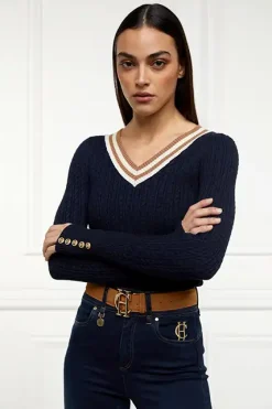 Holland Cooper Zoe Knit Ink Navy Discount